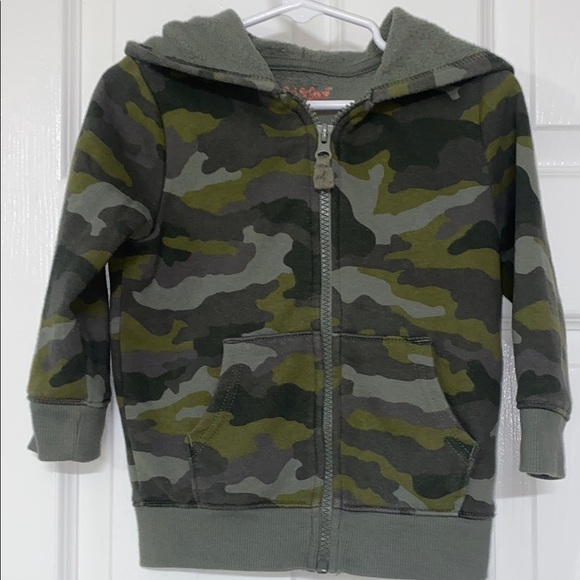 2T  Camouflage zip-up Hoodie - Picture 1 of 5